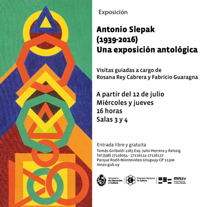  - Visita guiada por la exposición Antonio Slepak -  (1939-2016) - Una exposición antológica. - Museo Nacional de Artes Visuales