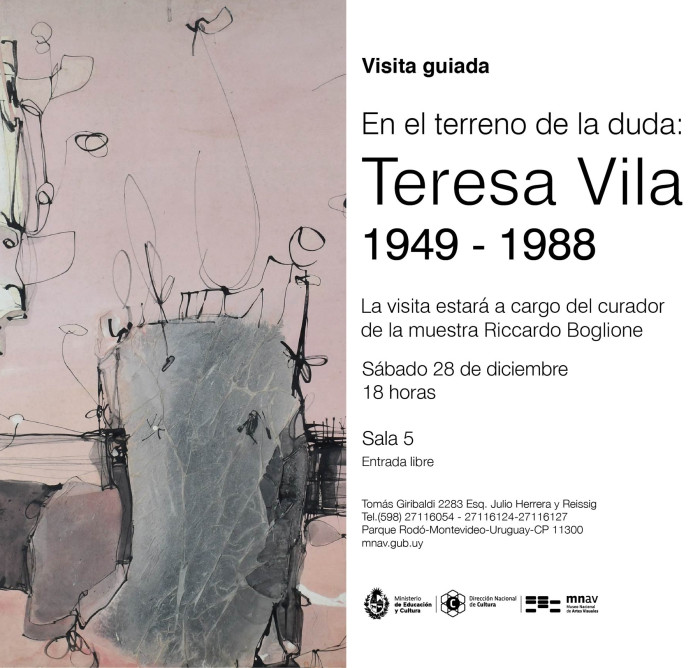  - Visita guiada por la muestra "En el terreno de la duda: Teresa Vila 1949-1988" - Museo Nacional de Artes Visuales