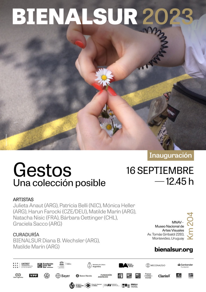  - Gestos. Una colección posible - BIENALSUR 2023 - Museo Nacional de Artes Visuales