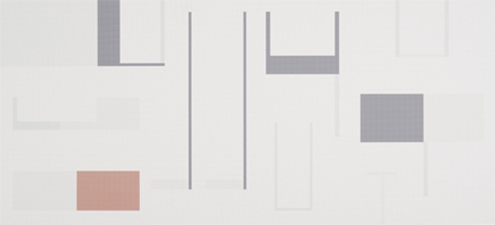Segundo Premio Adquisición MEC fue para Hugo Alíes.<br>Impresión sobre Canvas<br>Indicio C01<br>2012<br>Impresión sobre canvas<br>250 x 100 cm - 55º Premio Nacional de Artes Visuales - Wifredo Díaz Valdéz - Museo Nacional de Artes Visuales